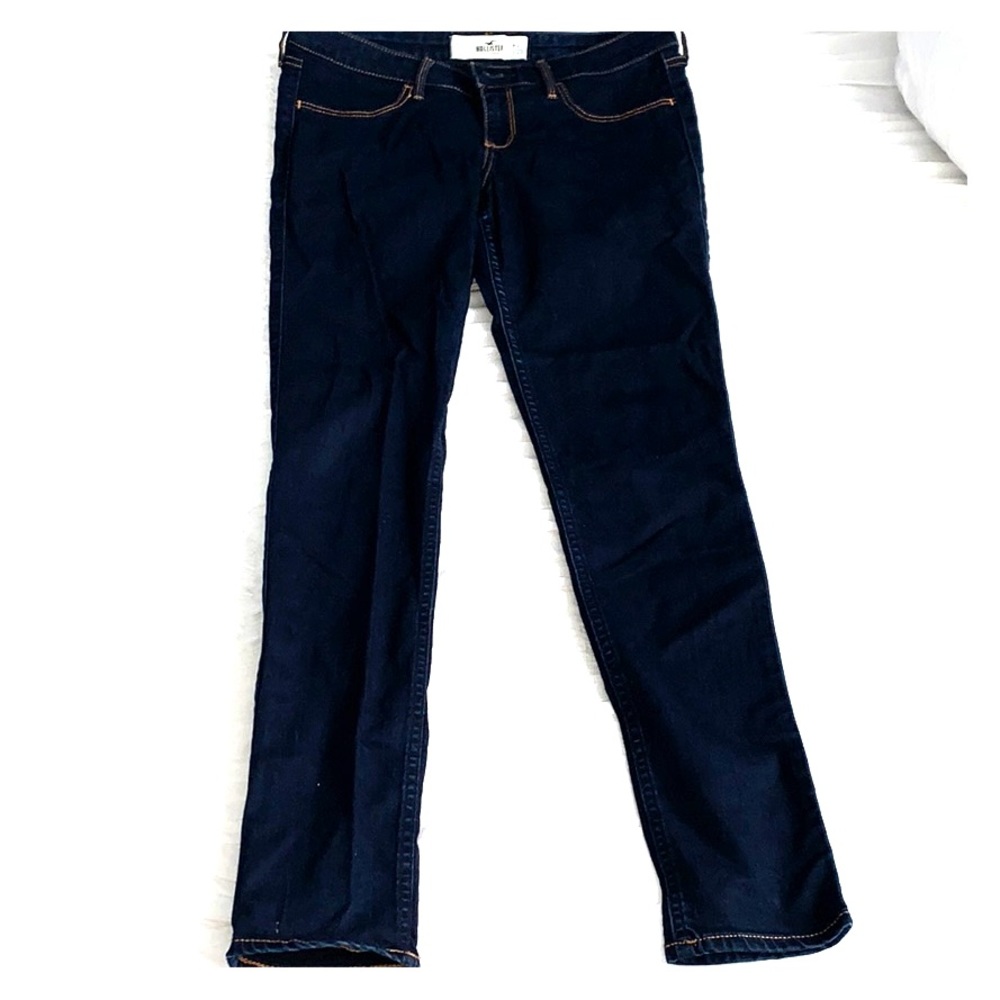 Hollister Dark Wash Skinny High Wasted Denim Jeans